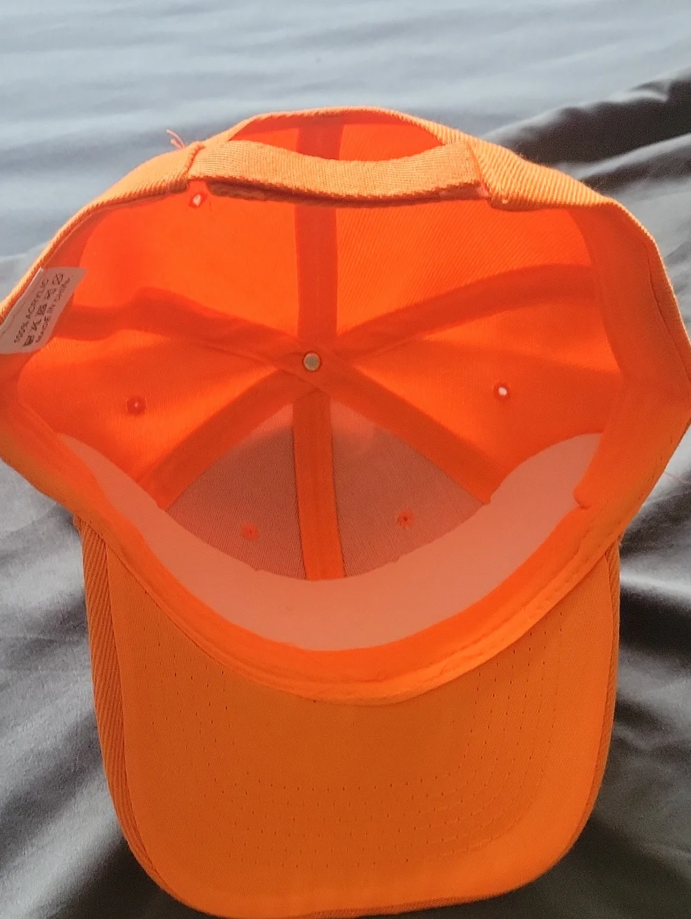 Handmade! Orange Kids Halloween Patch Baseball Cap
